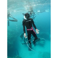 潛鯨 潛水衣 3mm防寒衣 兩件式設計 高彈性舒適 潛水服 自潛防寒衣 時尚水上運動服裝, 黑色-opencell