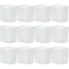 존글로벌 냉장고 다용도 정리 수납함, 12개, 불투명 12개, 불투명