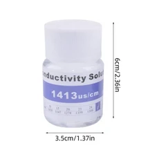 EC TDS 보정 버퍼 액체 용액 35ppt 84us/cm 12.88 ms/cm 1389ppm 25ml 표준 테스트 계량기, 02 1413us cm
