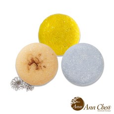 陳怡安 髮餅/洗髮餅60gx3入優惠組, 1個, 熱銷組-薑黃+青黛康福+金盞