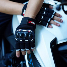 오토바이 장갑 레져 보호 반장갑 바이크 장갑 여름 스마트폰 손가락 스크린 자전거 미끄럼 라이딩 스포츠, A형