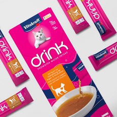 비타크래프트 캣 수분충전 드링크 30g - 5개 (치킨과 타우린) 고양이간식, 150g, 1개, 치킨