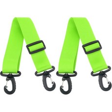 파티킬 80cm x 38cm 롤러 스케이트 끈 2개 세트 조절 스키 부츠 캐리어 스트랩 아이스 스케이트용 블랙, 연두색