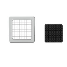 마이타수 상업용 프렌치 프라이 커터 스테인리스 8인치 장착된 스틸 4인치 블레이드가 감자 커터 절단기 흡입 수동 발이, Accessory 3/8 Blade