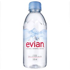 [2개묶음] 깔금한 생수 에비앙 천연광천수 330ml 프랑스 수입식품 수입식자재 jj0*229Gb