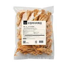 모노쉐프 오징어다리튀김(이가게소) 1kg x 2봉 BOX [해오름식품], 2개
