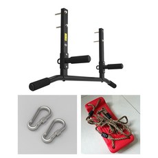 준무역 천장 풀업바 턱걸이 기구 홈트 운동 실내 철봉 블랙 벽고정 고정 걸이 벽걸이 헬스, K130-13 반직봉 설치형 검정 강재 아동