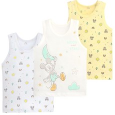 미키마우스 남아 드롭 오가닉 3매세트 런닝