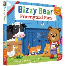 Bizzy Bear Farmyard Fun 2-2 兒童農場互動英語學習書籍, nosy crow