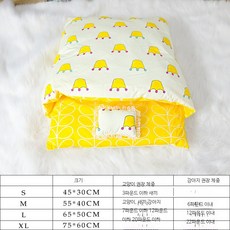 방석 강아지 고양이 쿠션 이불 세트 대형 반려동물 겨울 담요, 1개, 왕관 분리 세탁 가능