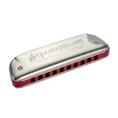 HOHNER GOLDEN MELODY/B 황금 멜로디 10홀 하모니카, 1개, 상세페이지 참조, 상세페이지 참조