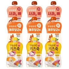 무럭무럭 키즈죽 과일퓨레 알뜰 9팩(사과배 당근 고구마 각 3팩)