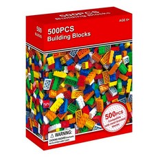 KC인증 리필 블록 500PCS 레고 호환블럭, 1개