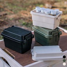 카고 캠핑 미니 양념통 박스, 카키