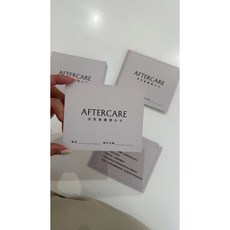 AFTERCARE 霧眉術後護理小卡 淡色紋繡專用說明卡 50個, 淡色小卡