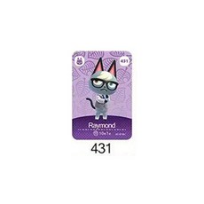 아미보 카드를 위한 동물의 숲 시리즈 5 스위치 마을 주민 DIY NFC 태그 카드, 431