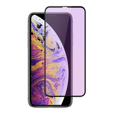 AGC 旭硝子 iPhone XS Max / 11 Pro Max 全覆蓋玻璃鋼化膜 9H硬度防碎邊緣圓潤 兩入組, 1組