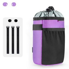 가려거든 웨스트 라이더 자전거 물통 핸들바 가방, 보라색