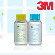 3M 휴대용 손소독제 새니타이저 60ml 에탄올 70% 9270, 1개