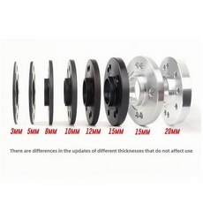 허브스페이스 휠 2pcs 변환 스페이서 어댑터 PCD 5x120 자동차 60.1-73.1mm 두꺼운 3/5/8/10/12mm, [04] 5mm x2Pieces