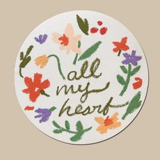 캔버스보드 종이캔버스 미니 미술 원형 타원형 캠버스 15cm