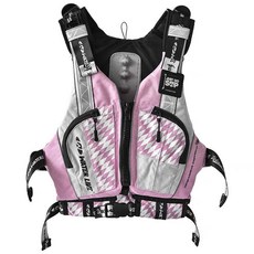 可開發票 維特拉匯山救生衣槳闆成人高顔值大浮力背心路亞大人浮力衣男女 浮力衣 成人浮力衣 成人救生衣 浮力救生衣 救生衣, 維特拉格蕾粉S/M