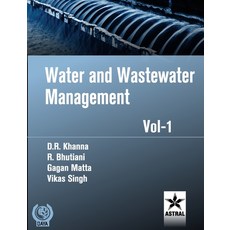 (영문도서) Water and Wastewater Management Vol. 1 Hardcover, Daya Pub. House, English, 9789351307341