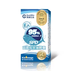 果利生技 95% 專利頂級魚油, 1個, 魚油1盒（60粒）