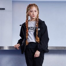 [오션스카이] [2color](본사직영)주니어 얇은 아우터 초등여아 절개 nylon 점퍼