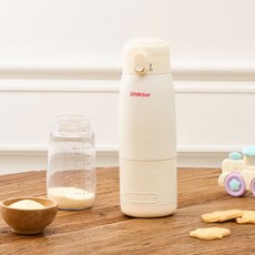 락앤락 리틀럽 가열 텀블러 화이트 500ml, EJC731WHT