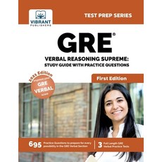 GRE Verbal Reasoning Supreme: Study Guide with Practice Questions Paperback, Vibrant Publishers