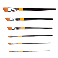 아티고 다용도 디자인 사선 붓 6종, 1세트