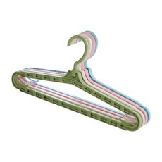 HC 건조 옷걸이 큰옷 길이조절 늘어나는 수건 아기옷, 1개, 랜덤, 폴리프로필렌