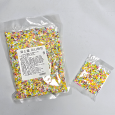 슈가스프링클] 미니하트 토핑 식용 데코레이션 파스텔하트 12g 소포장, 1개