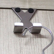 문옷걸이 도어 양면 공간활용 옷걸이 후크, 1개, FREE