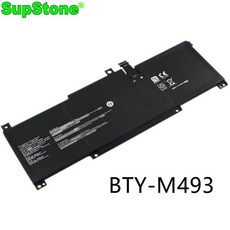 SupStone BTY-M493 노트북 배터리 MSI 모던 14 B10MW B11MOU B11SB B4MW 10SC A10RAS A10SC A11SCS A11SCX, 1개