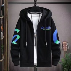 【紐曼型男販賣館】復古運動工裝連帽風衣夾克 男生秋季戶外機能寬鬆拼接撞色衝鋒風衣