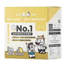 nu4PET 陪心寵糧 全食物型態皮毛保健粉, 1盒, 皮膚/毛髮, 30包