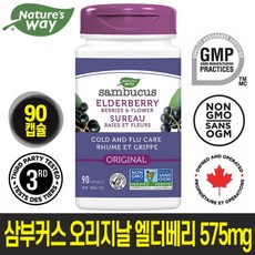 오리지날 엘더베리 575mg 90캡슐, 1개
