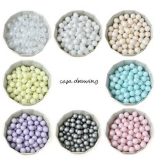 까사드로잉 유아동 볼풀공 국내 KC인증 7.3CM 무독성 50P, 화이트(50P), 1개