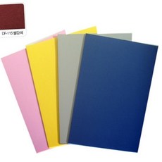 학교교구 원단 칼라보드롱 5T 빨강색 600x900mm 장 1개입