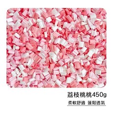 懶懶喵 軟糖紙粒 倉鼠紙粒 無塵紙粒 無塵墊料 吸水紙粒 倉鼠紙墊料 低敏 無粉塵 蜥蜴 守宫 蛇, 1個, 荔枝桃桃450g