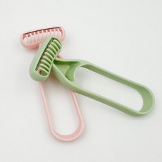 라운드 그립 셀프 제모 바디 트리머 다리털 기 바디 쉐이버 라인 셀프 글루머 털 dew+999uB, 1