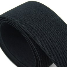 허리고무밴드(3중직 고탄력) 60mm (검정) - 1마 90cm