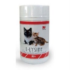 3貓2館 MP PET 貓用離胺酸 維生素 80g，提升免疫力，維持貓咪健康, 1個