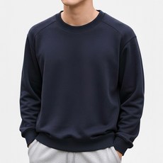 루크 남녀공용 데일리 맨투맨 남성 기본 무지 편안한 환절기 긴팔티 여성 베이직 탄탄한 시보리 간절기 면티 캐주얼 시밀러룩 티셔츠