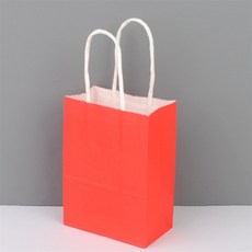다온 미니 컬러 쇼핑백 선물쇼핑백, 소 - 레드