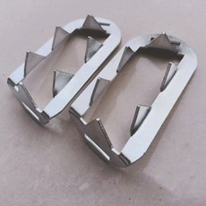 哆哆購 冰爪防滑鞋套 雪爪鞋套 冰面止滑防滑老人用品, 內齒（鍍鋅鋼板）1對