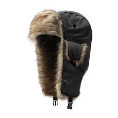 방수 모자 야외 귀 보호 스키 눈 겨울, 1개, 4. 다크 그레이