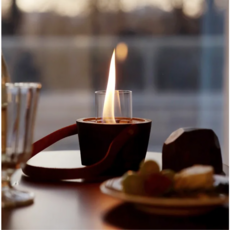 [하이캠퍼] 불멍 가정용 실내 에탄 바이오 미니 화로 조약돌스타일, 1개